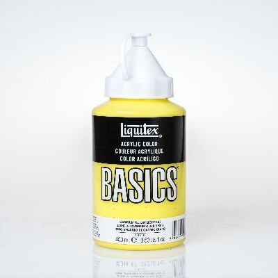 Billede af Liquitex - Basics Akrylmaling - Cadmium Yellow Light Hue 400 Ml
