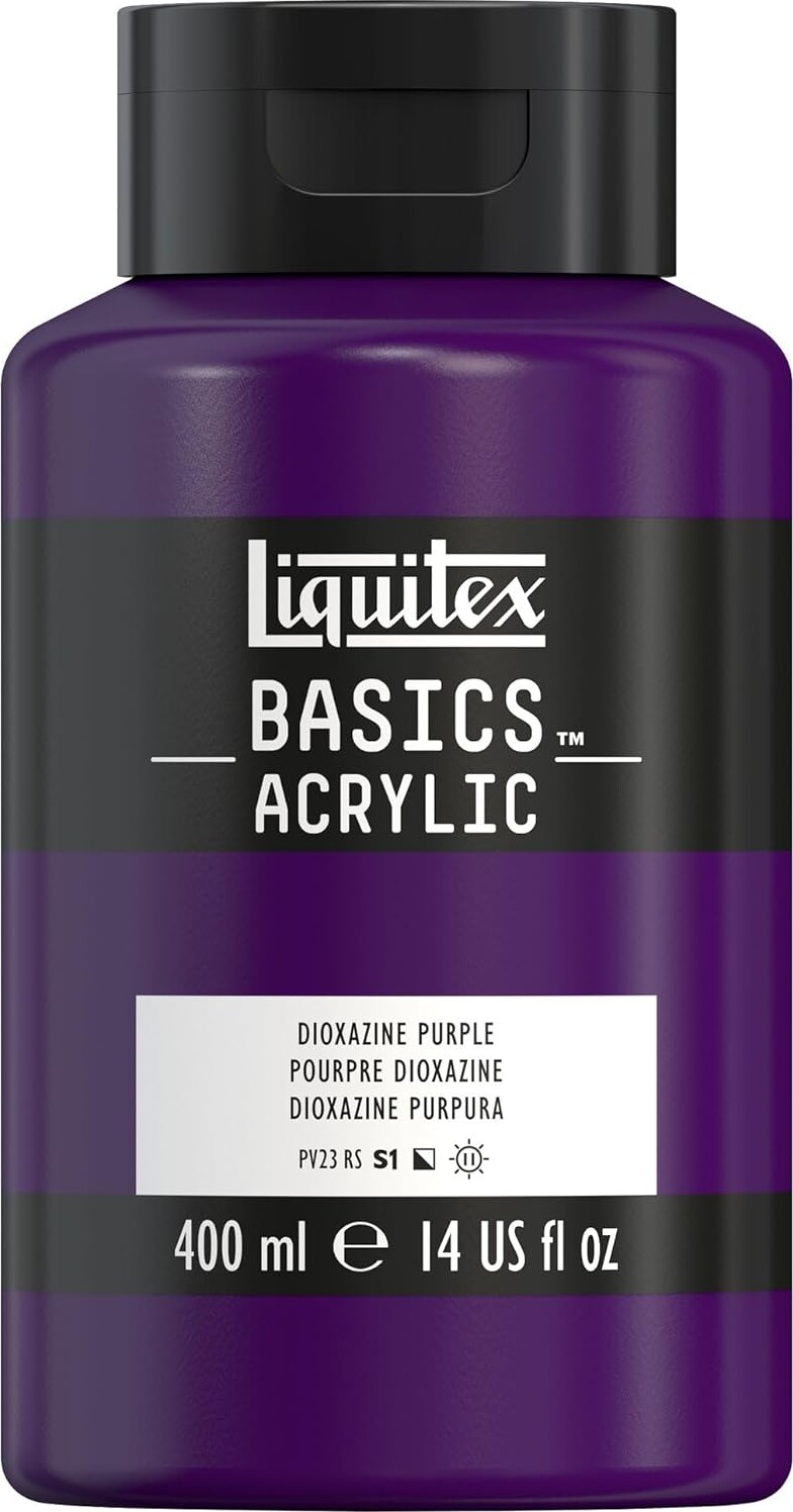 Liquitex - Basics Akrylmaling - Dioxazine Purple 400 Ml