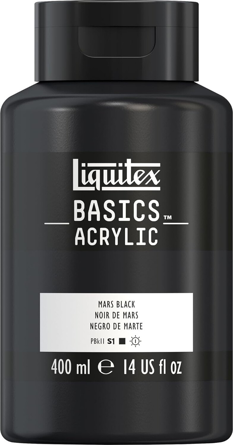 Liquitex - Basics Akrylmaling - Mars Black 400 Ml