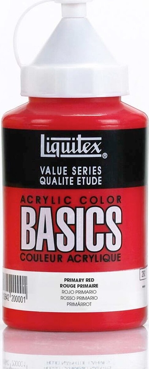 Liquitex - Basics Akrylmaling - Primary Red 400 Ml