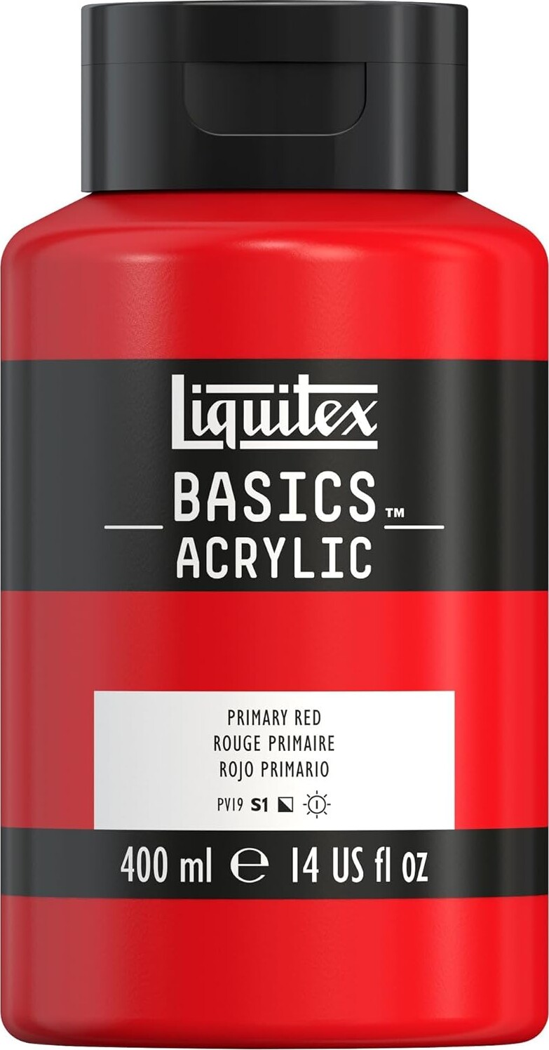 Liquitex - Basics Akrylmaling - Primary Red 400 Ml