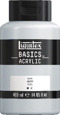 Billede af Liquitex - Basics Akrylmaling - Sølv 400 Ml