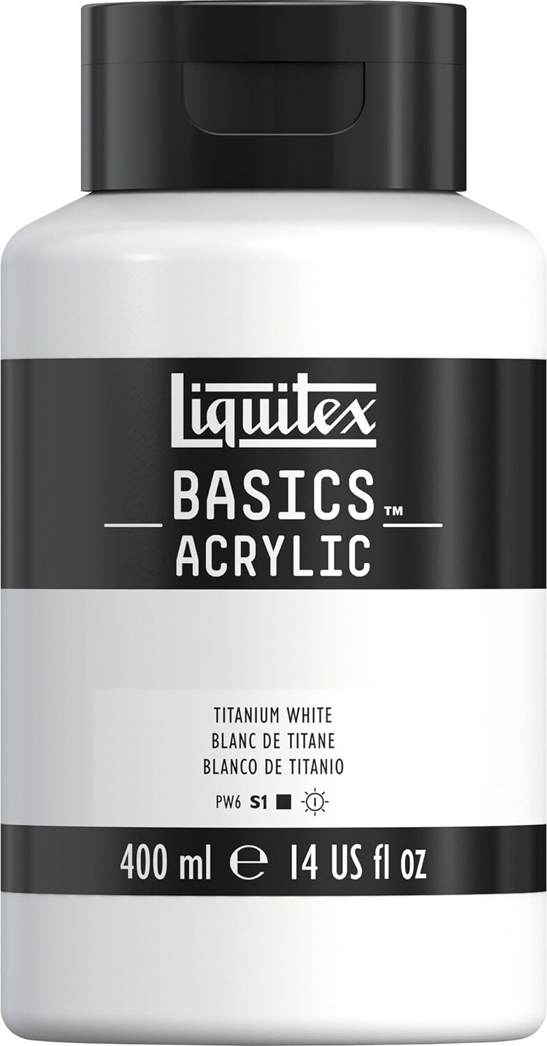 Liquitex - Basics Akrylmaling - Titanium White 400 Ml