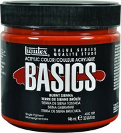 Liquitex - Basics Akrylmaling - Burnt Sienna 946 Ml
