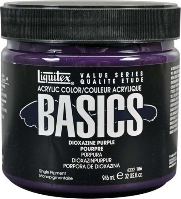 Liquitex - Basics Akrylmaling - Dioxazine Purple 946 Ml