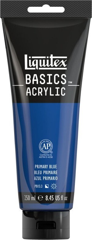 Basics Acrylic 250ml Primary Blue 420 - 88700235 - Liquitex