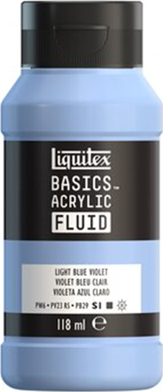 Se Liquitex - Basics Fluid Akrylmaling - Light Blue Violet 118 Ml hos Gucca.dk