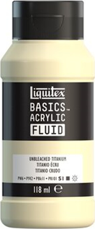 Liquitex - Basics Fluid Akrylmaling - Unbleached Titanium 118 Ml