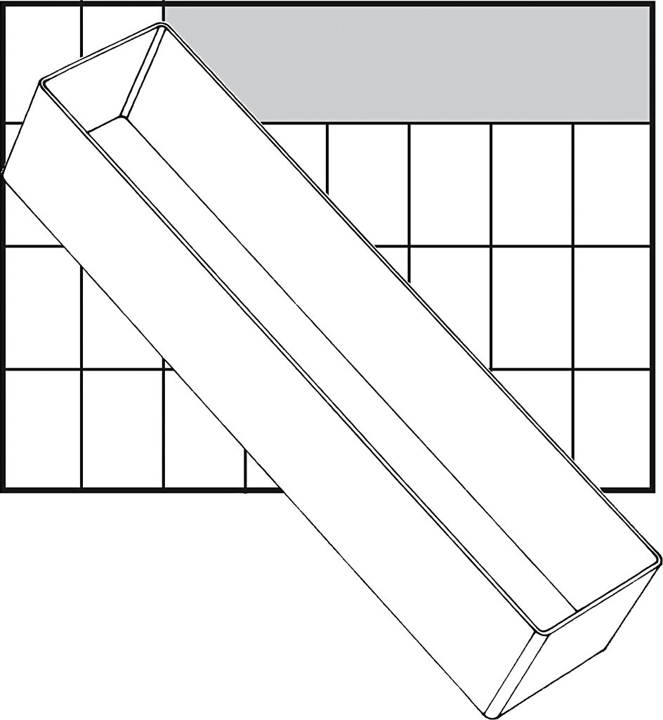 Billede af Basisindsats - Nr. A8-3 - H 47 Mm - Str. 235x55 Mm - 1 Stk. hos Gucca.dk