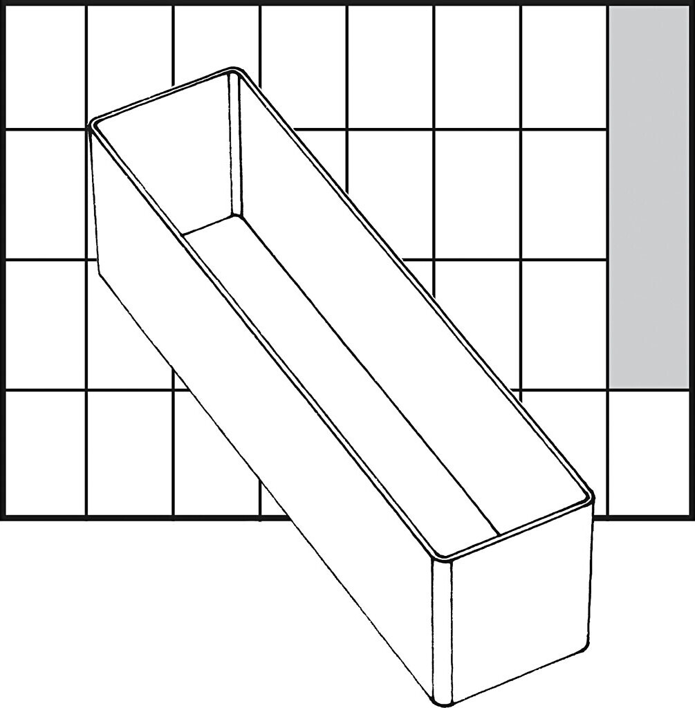 Raaco - Nr. A9-3 Indsats - 47x163x39 Mm