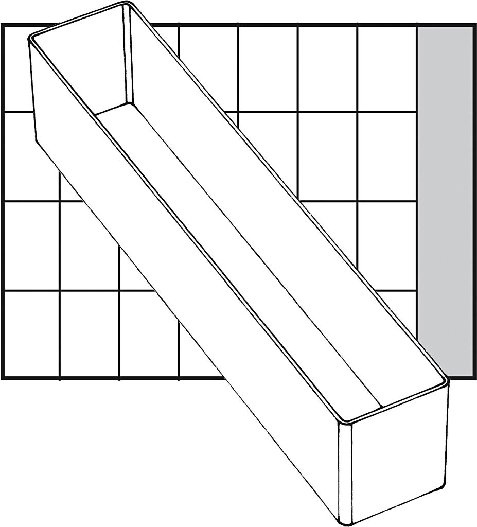 Raaco - Nr. A9-4 Indsats - 47x218x39 Mm