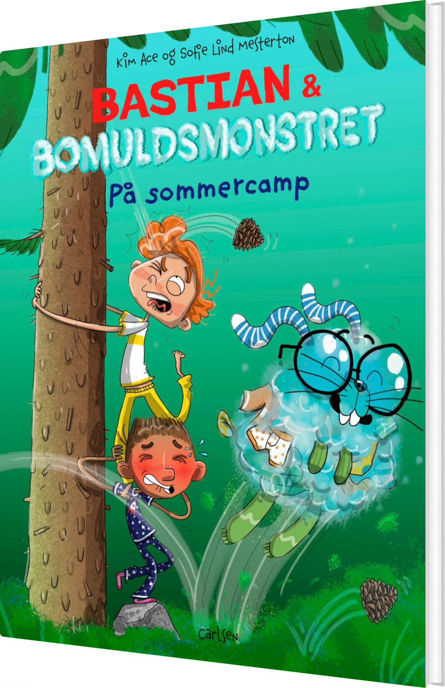 Bastian Og Bomuldsmonstret - På Sommercamp - Kim Ace - Bog