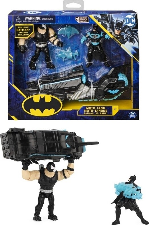 Batcycle Med Batman Og Clayface Figurer - 10 Cm