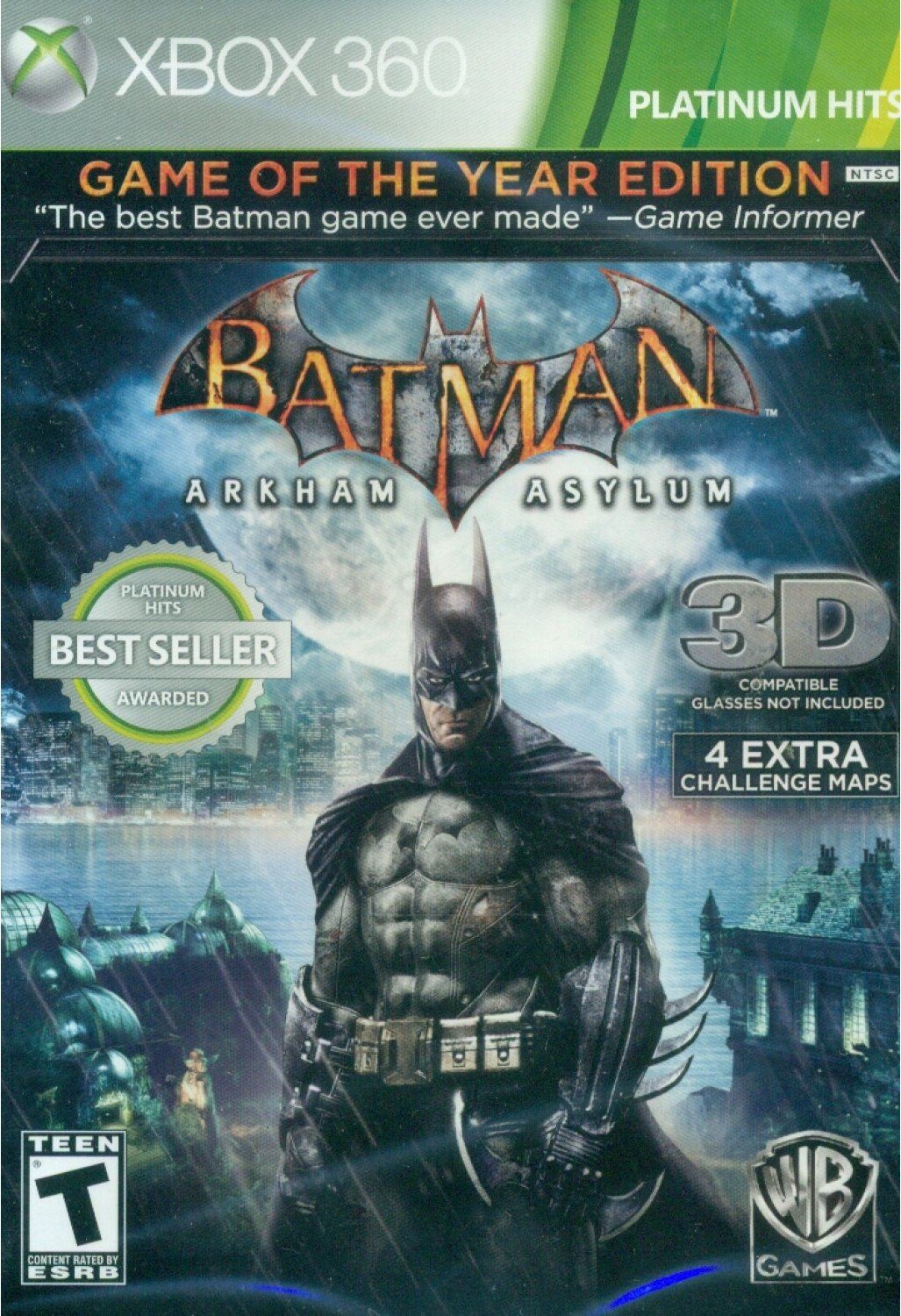9: Batman: Arkham Asylum - Game Of The Year Edition - Platinum Hits - Import - Xbox 360