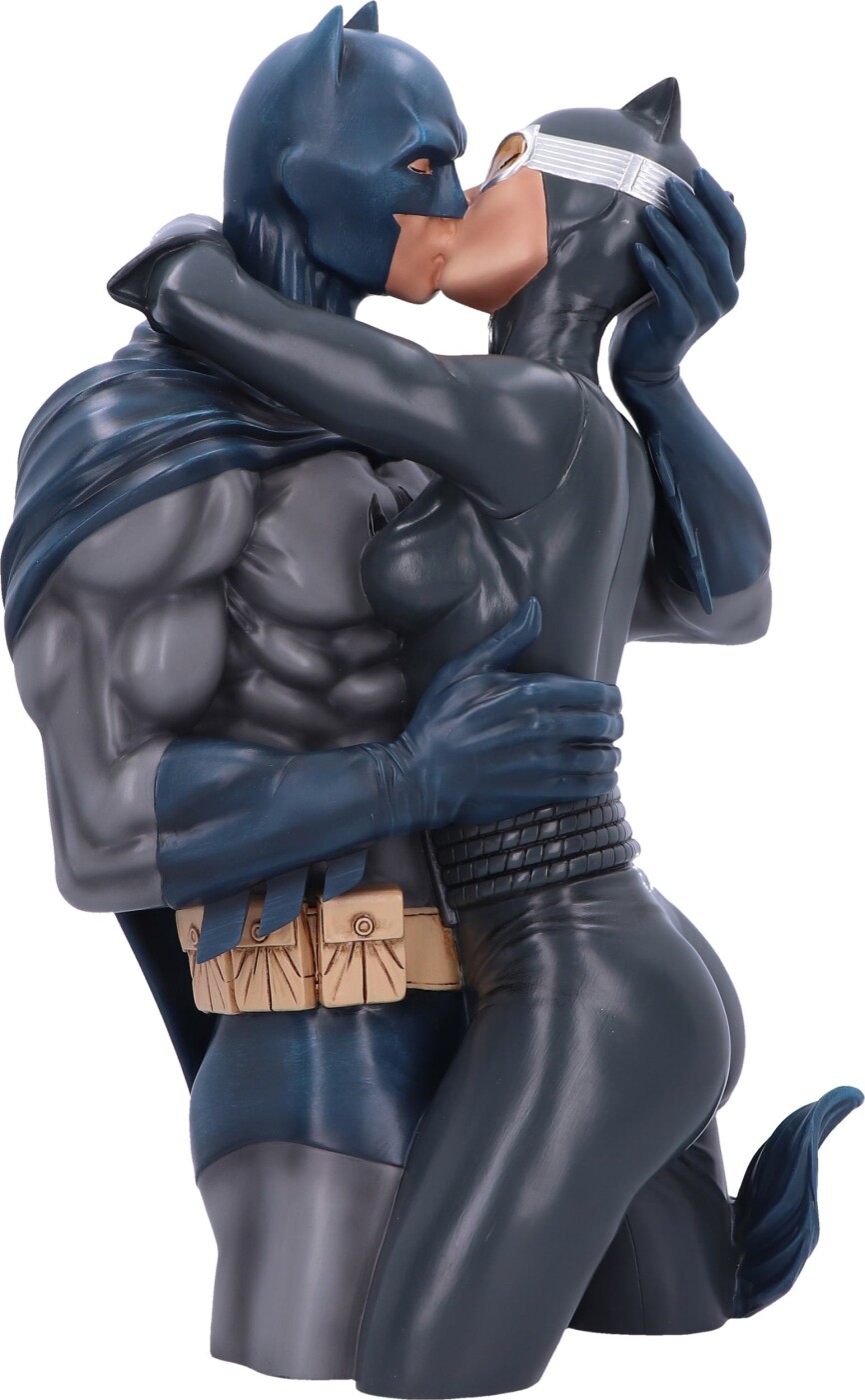 Batman And Catwoman Kiss Statue - 34 Cm - Nemesis Now