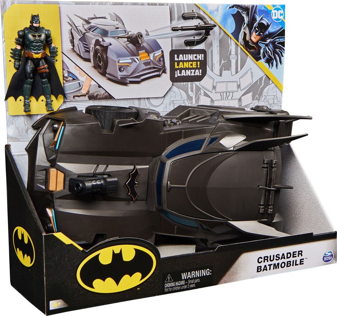 Billede af Batman - Batmobil Legetøj Og Batman Figur - Crusader Batmobile hos Gucca.dk