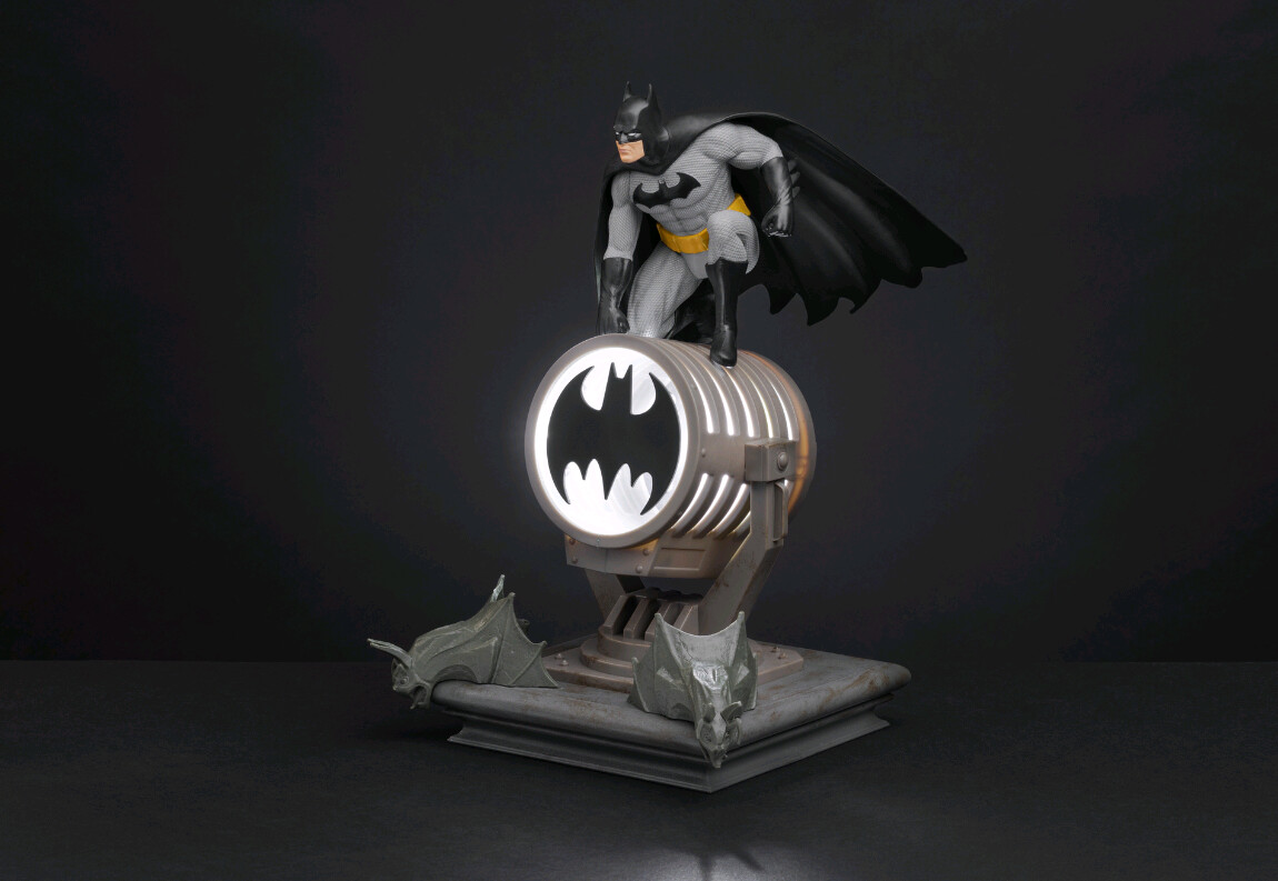 Se Batman Lampe - Natlampe Med Figur hos Gucca.dk