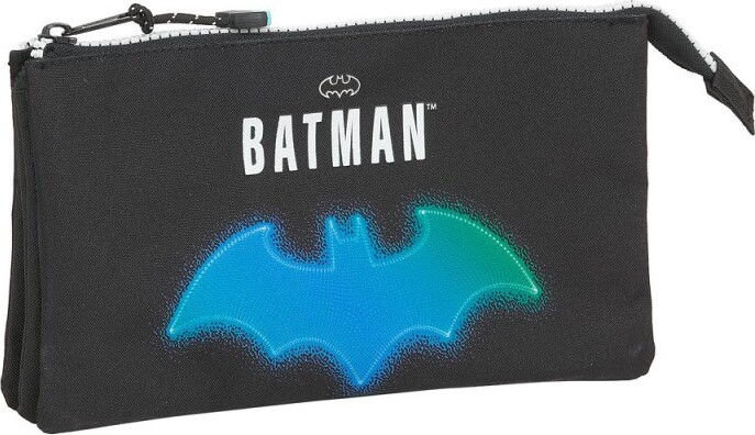 #3 - Batman - Penalhus Med 3 Rum - Sort Blå