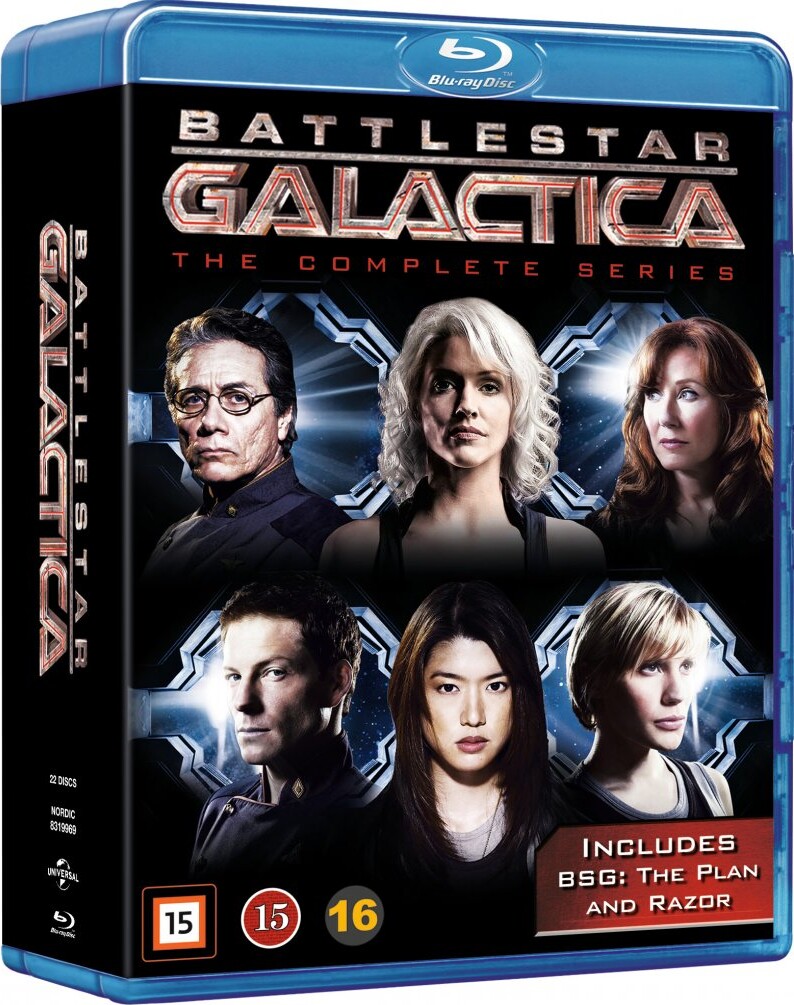 Battlestar Galactica - Den Komplette Serie - Blu-Ray - Tv-serie