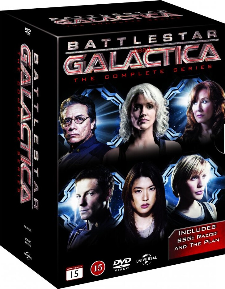 Battlestar Galactica Box - Den Komplette Serie - DVD - Tv-serie