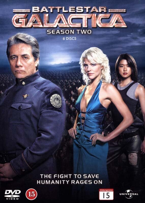 Se Battlestar Galactica - Sæson 2 - DVD - Tv-serie hos Gucca.dk