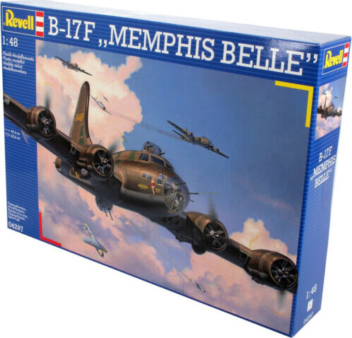 Billede af Revell - B-17f Memphis Belle Modelfly Byggesæt - 1:48 - 04297
