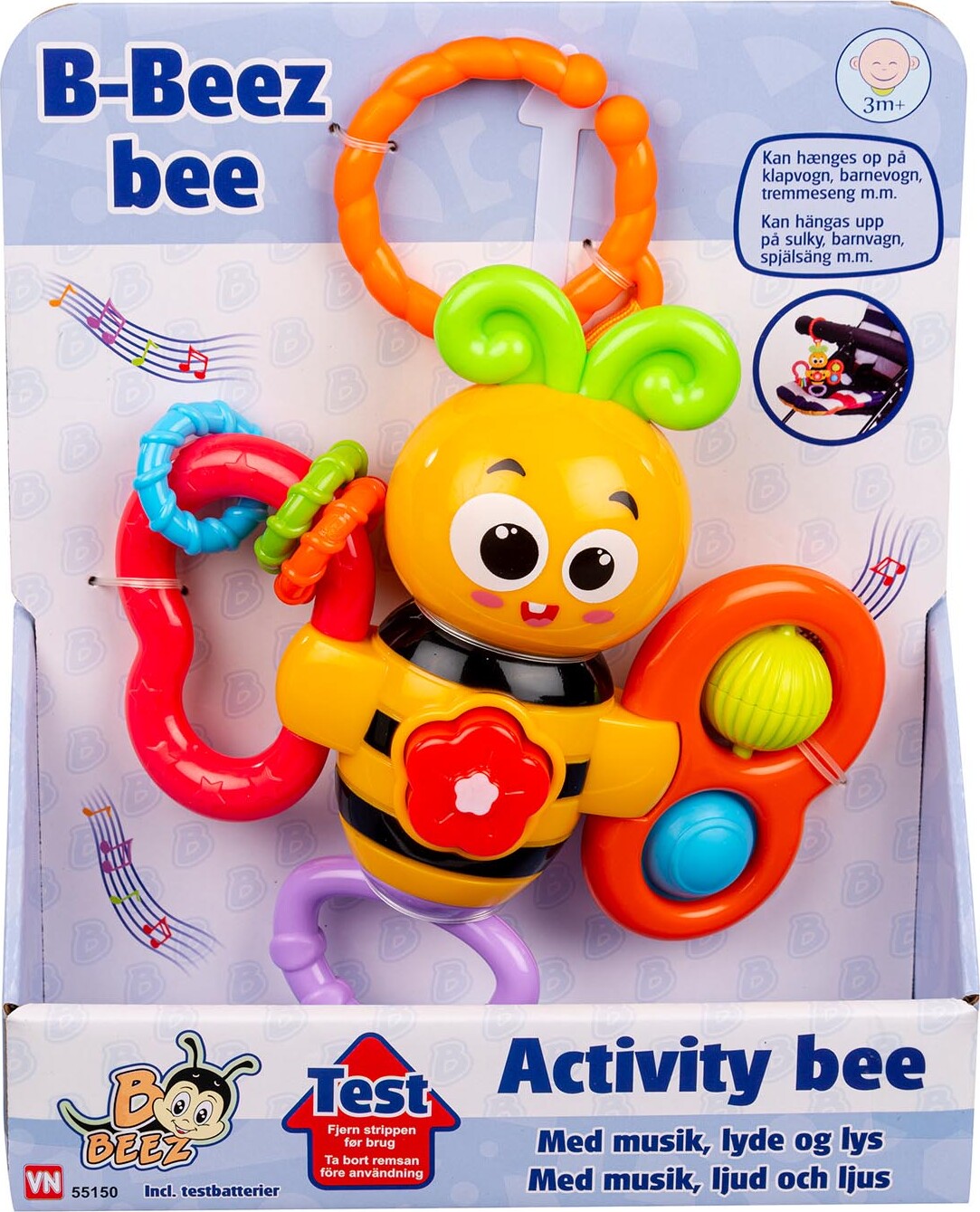 B Beez Aktivitets Bi Med Musik - Lyde Og Lys
