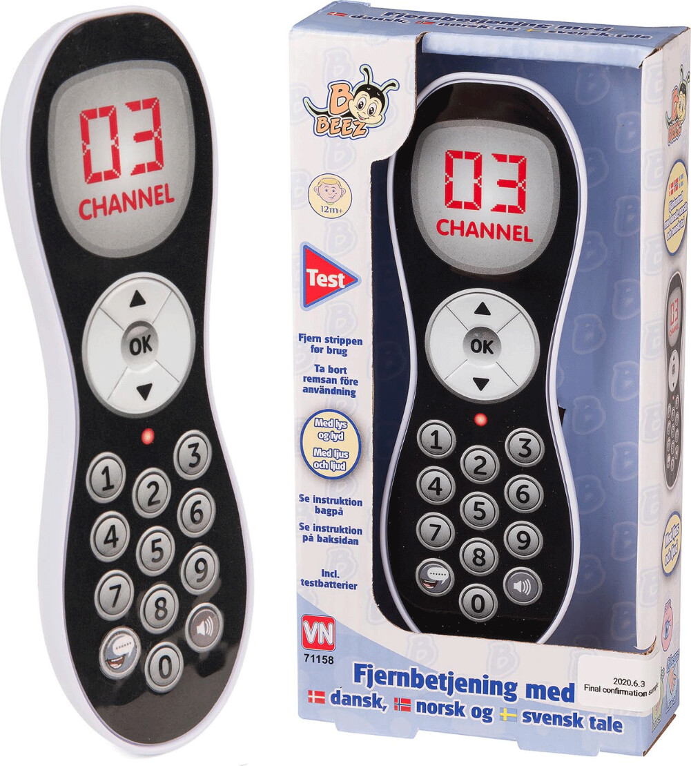 B Beez Baby Buddy - Fjernbetjening - Lær Tal