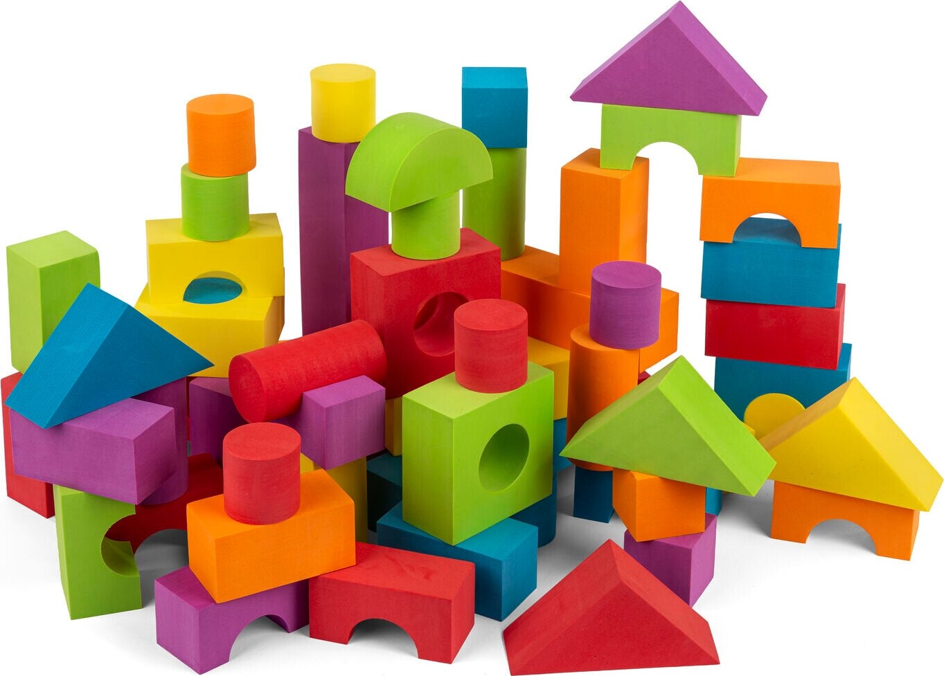 B-beez - Skumklodser Til Børn - 60 Dele - Vn 53007