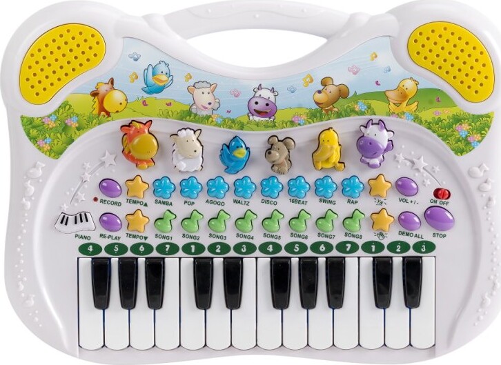 Legetøjs Klaver Med Dyrelyde - B Beez