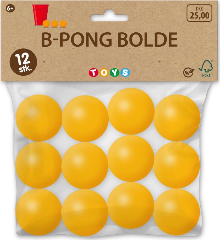 Beer Pong Bolde - 12 Stk