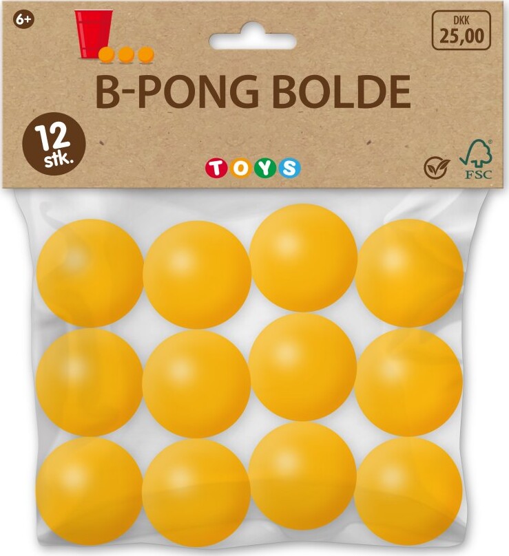 10: Beer Pong Bolde - 12 Stk