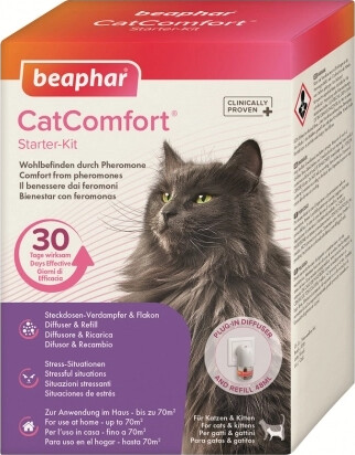 Beaphar - Cat Comfort Diffuser Starter Kit Til Katte 48 Ml | Se tilbud og køb Gucca.dk