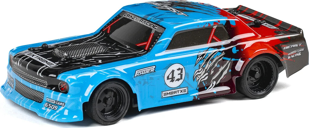 Beast Racing R/c 1:24 2,4ghz, Blue - Tec-toy