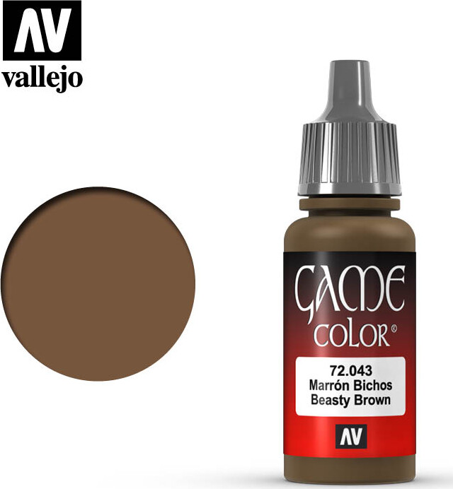 Billede af Beasty Brown 18ml - 72043 - Vallejo