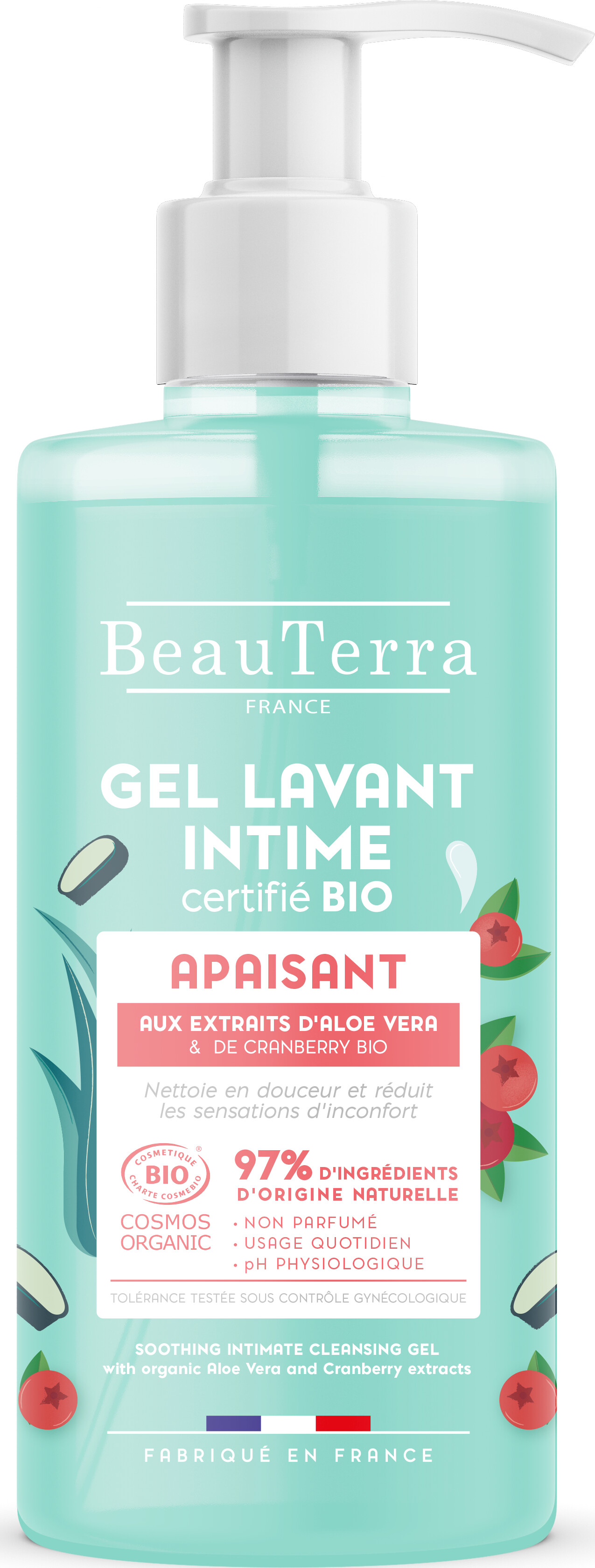 Beauterra - Beroligende Intimgel - Bio - 500 Ml