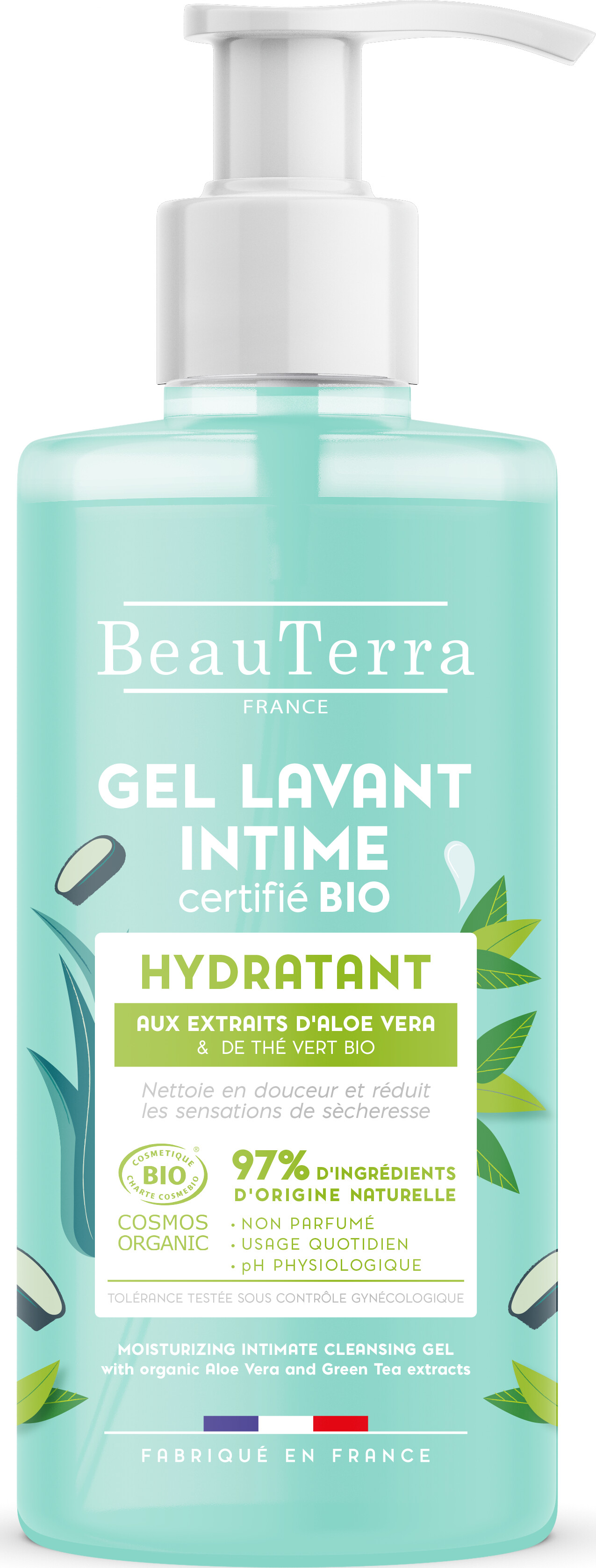 Beauterra - Fugtgivende Intimgel - Bio - 500 Ml