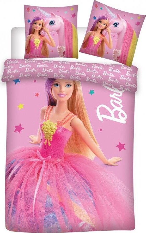 6: Barbie Sengetøj - Junior - 100x140 Cm - Pink