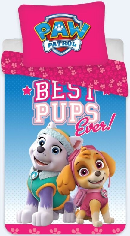 Paw Patrol Sengetøj - 100x140 Cm - Junior Str. - Best Pups Ever