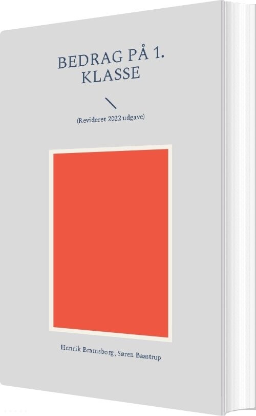 Billede af Bedrag På 1. Klasse - Søren Baastrup - Bog