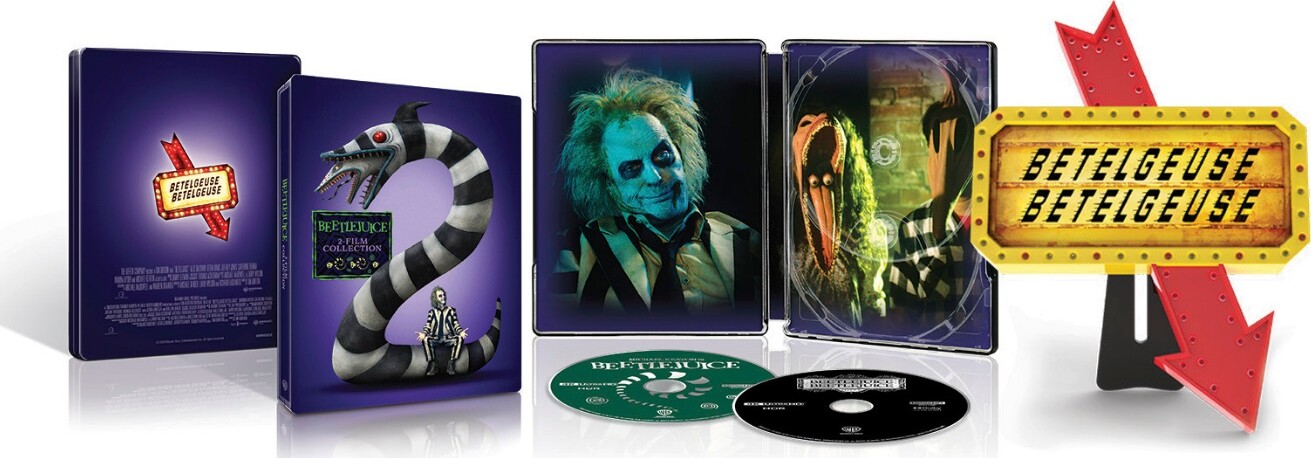 Beetlejuice Beetlejuice -  Premium With Light + Beetlejuice (1988) - 4K Blu-Ray