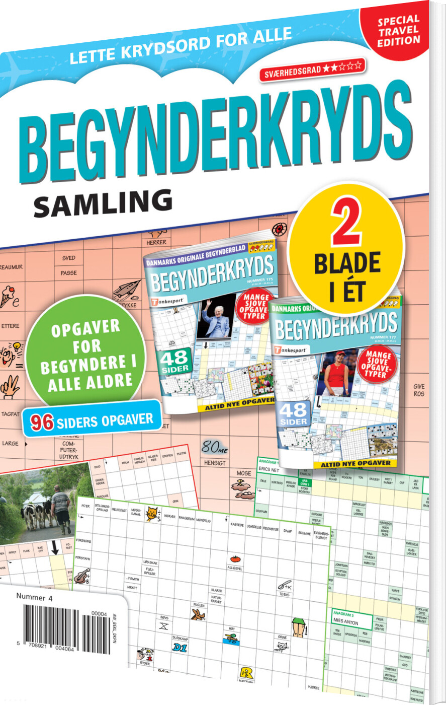 Begynderkryds Samling - Tankesport - Bog
