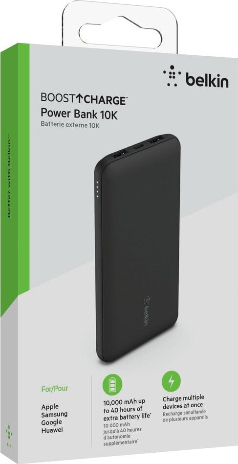 Belkin - Powerbank M/usb-c 10.000 Mah 15w, Sort