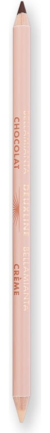 Bellamianta - Deuxline 2 In 1 Eyeliner Pencil - Cream And Brown - 1.6g