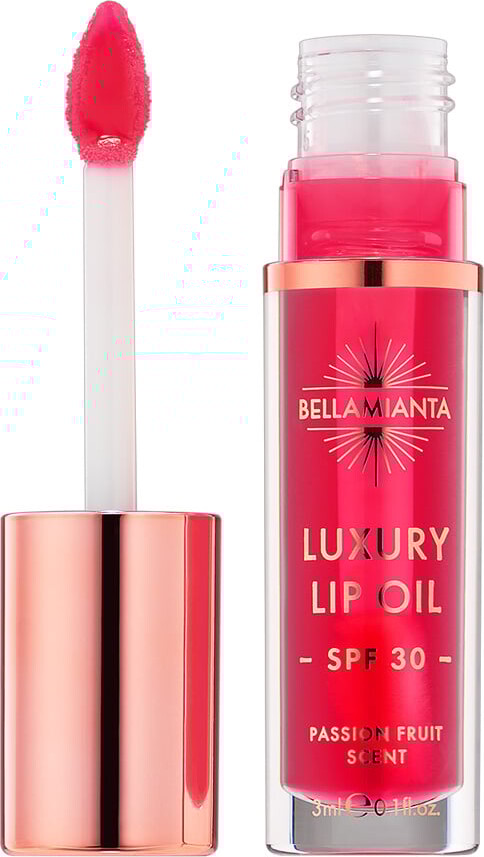 Bellamianta - Luxury Lip Oil Spf30 Raspberry 3 Ml - Læbepomade