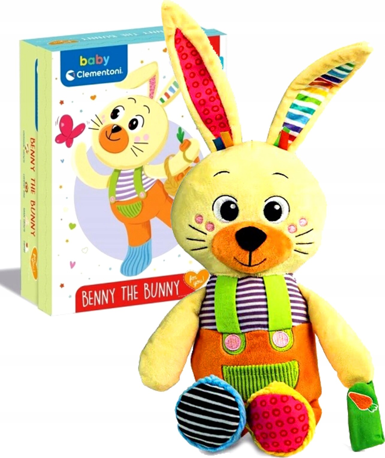 #3 - Baby Clementoni - Kanin Bamse - Benny The Bunny - Plys Kanin