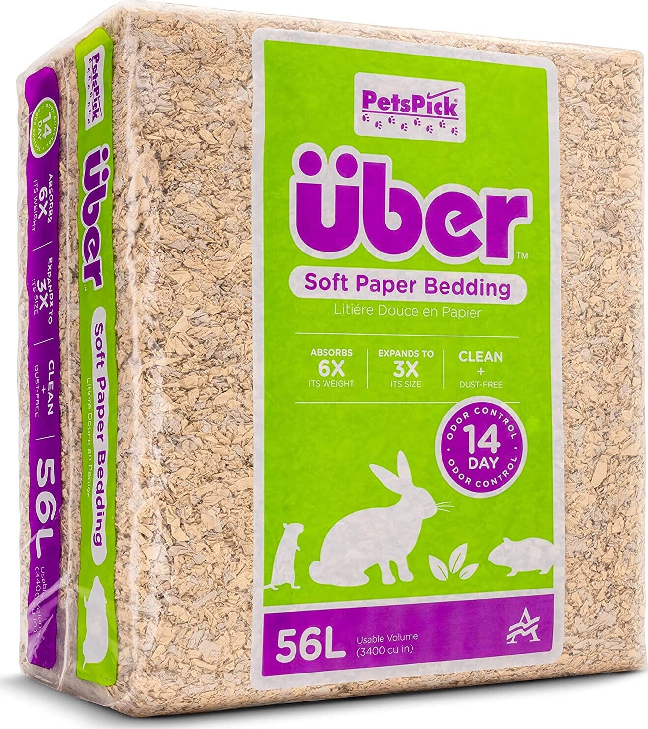 über - Papirstrøelse - Natur - 56 L