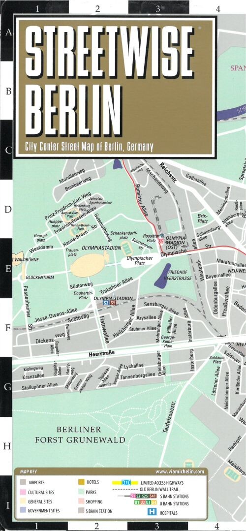Billede af Berlin Streetwise Map - Diverse - English Book