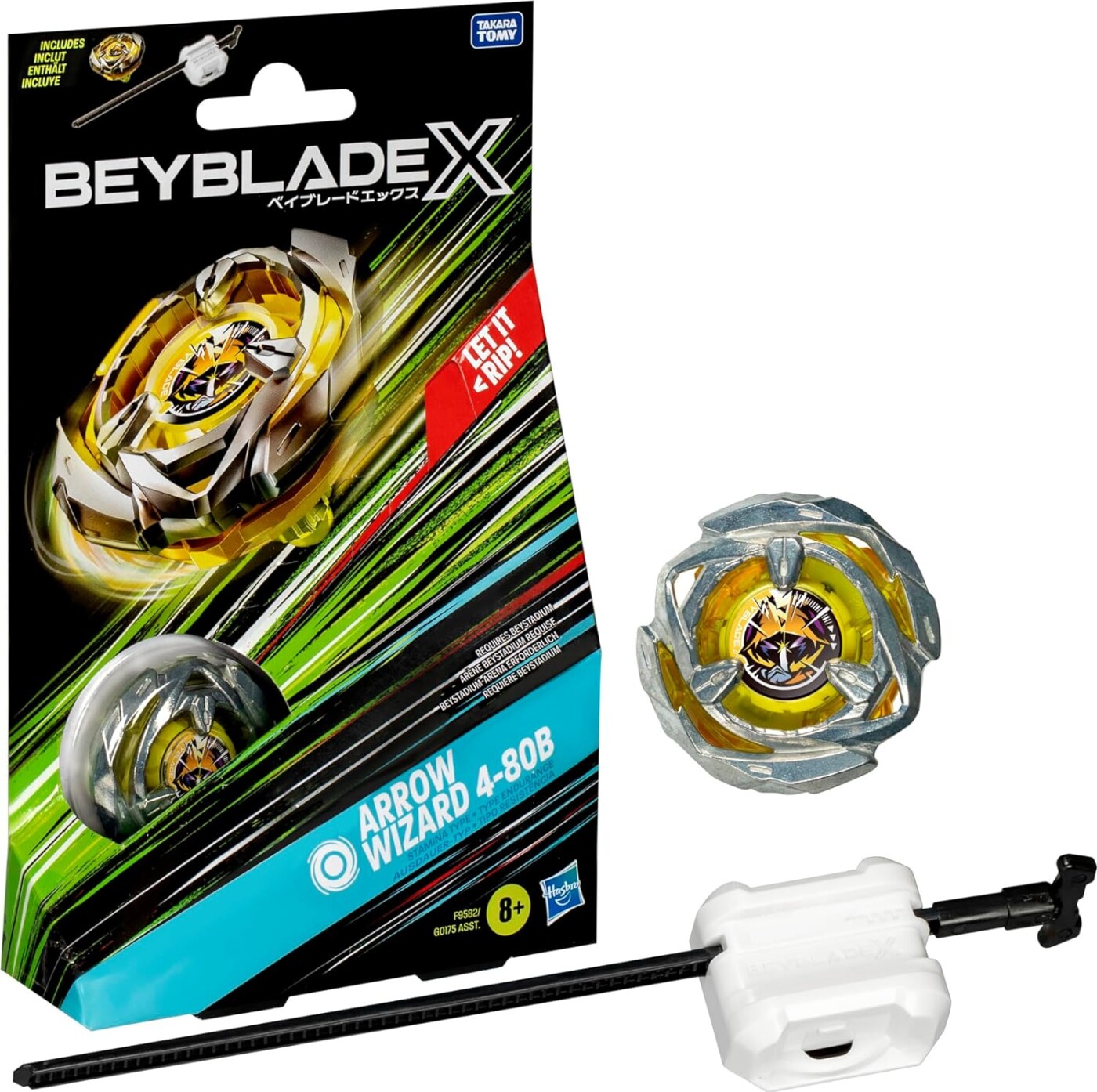 Hasbro Beyblade X Arrow Wizard 4-80B Startpakke