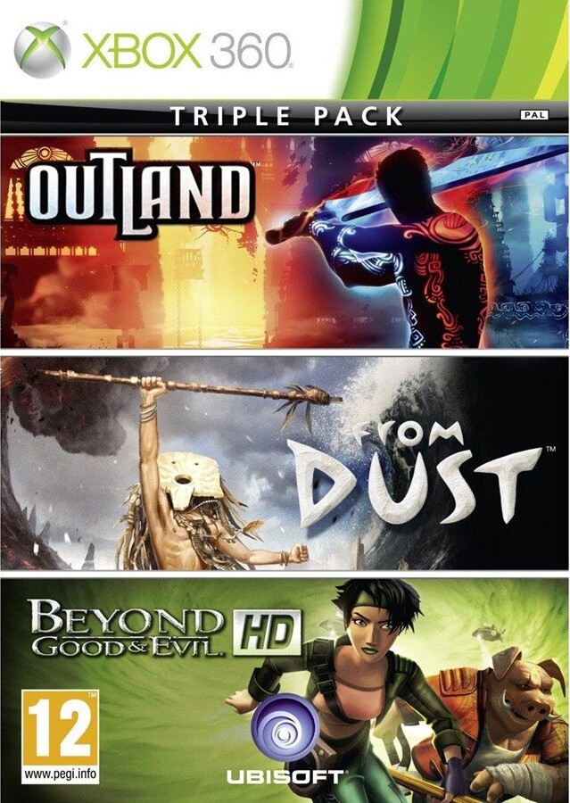 Beyond Good and Evil/Outland/From Dust - Microsoft Xbox 360 - Action